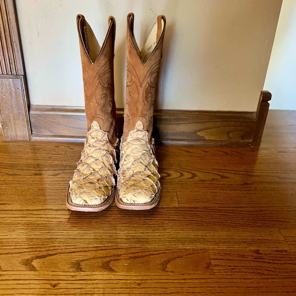Anderson Bean Exotic Leather Boots